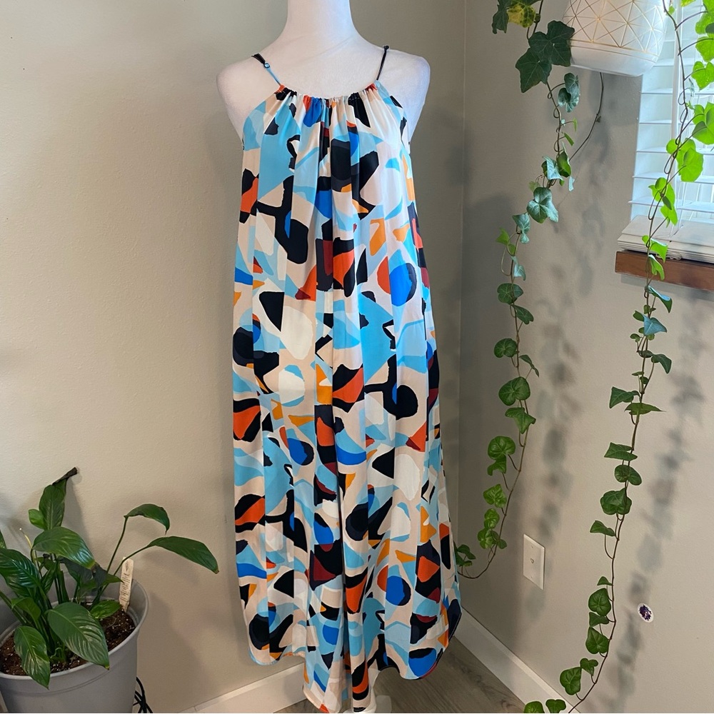 Anthropologie womens sleeveless Breezy‎ Wide-Leg Jumpsuit size  XS - Picture 3 of 11